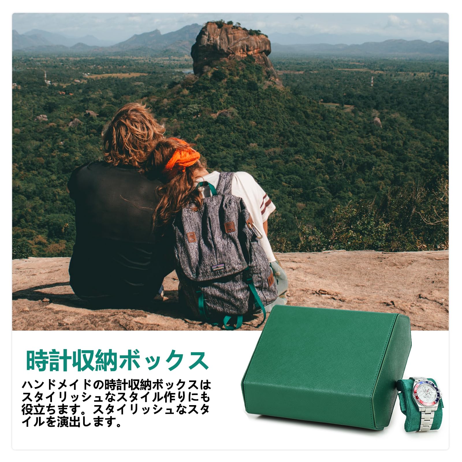 Amazon.co.jp: Contact's family 腕時計ロール 6 本用 六角型レトロ